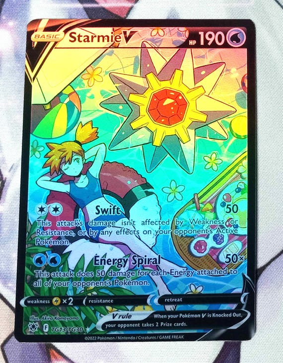スターミーV CGC9.5 英語版 (Starmie V Alt Art) Starmie V Alt Art TG13/TG30 Astral Radiance Proxy Pokemon