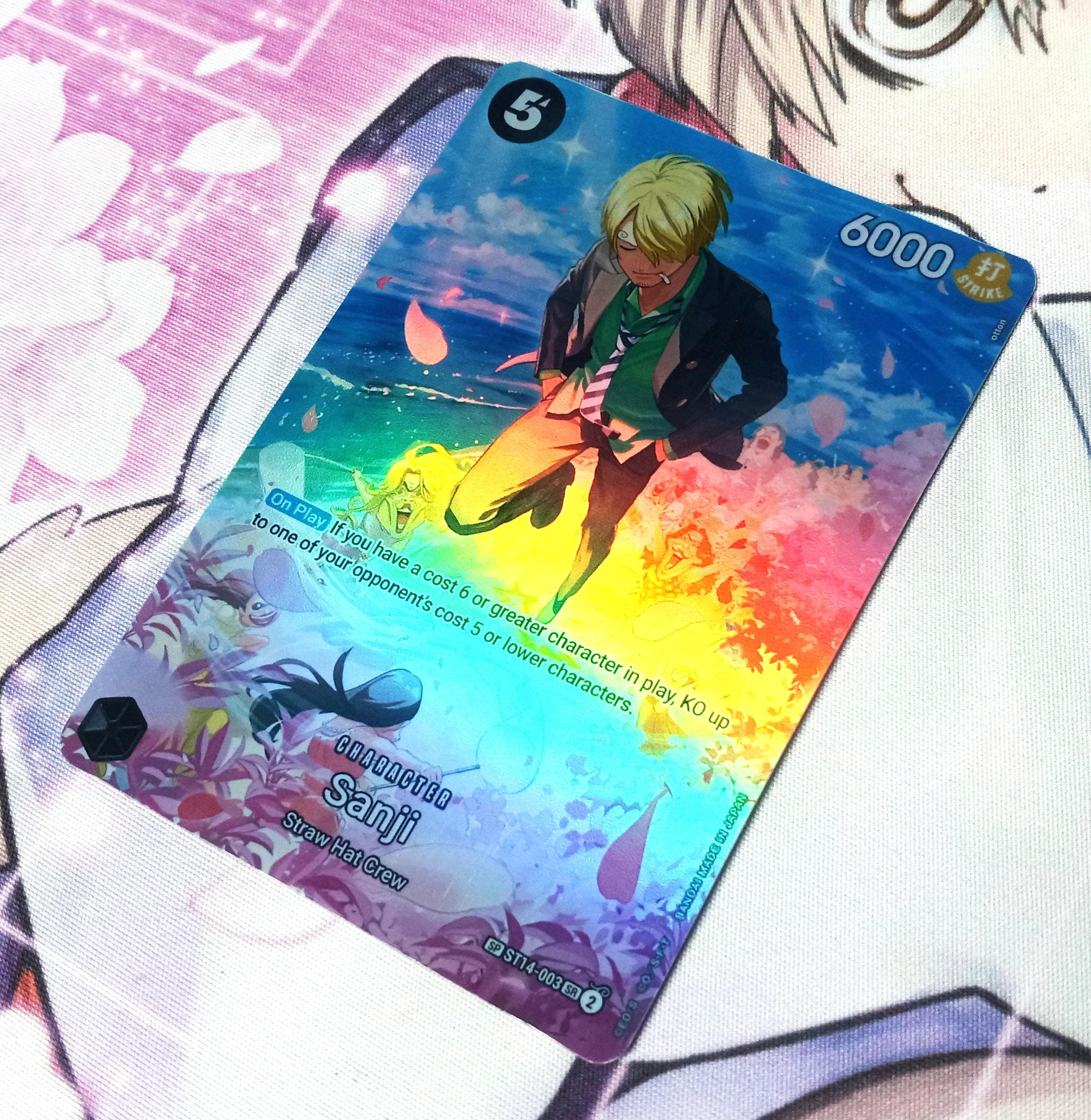 Sanji ST14-003 Proxy SP One Piece Card Game - Etsy