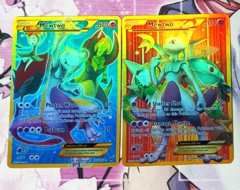 Mewtwo 163/162 164/162 Secret Full Art - XY - BREAKthrough Proxy Pokemon