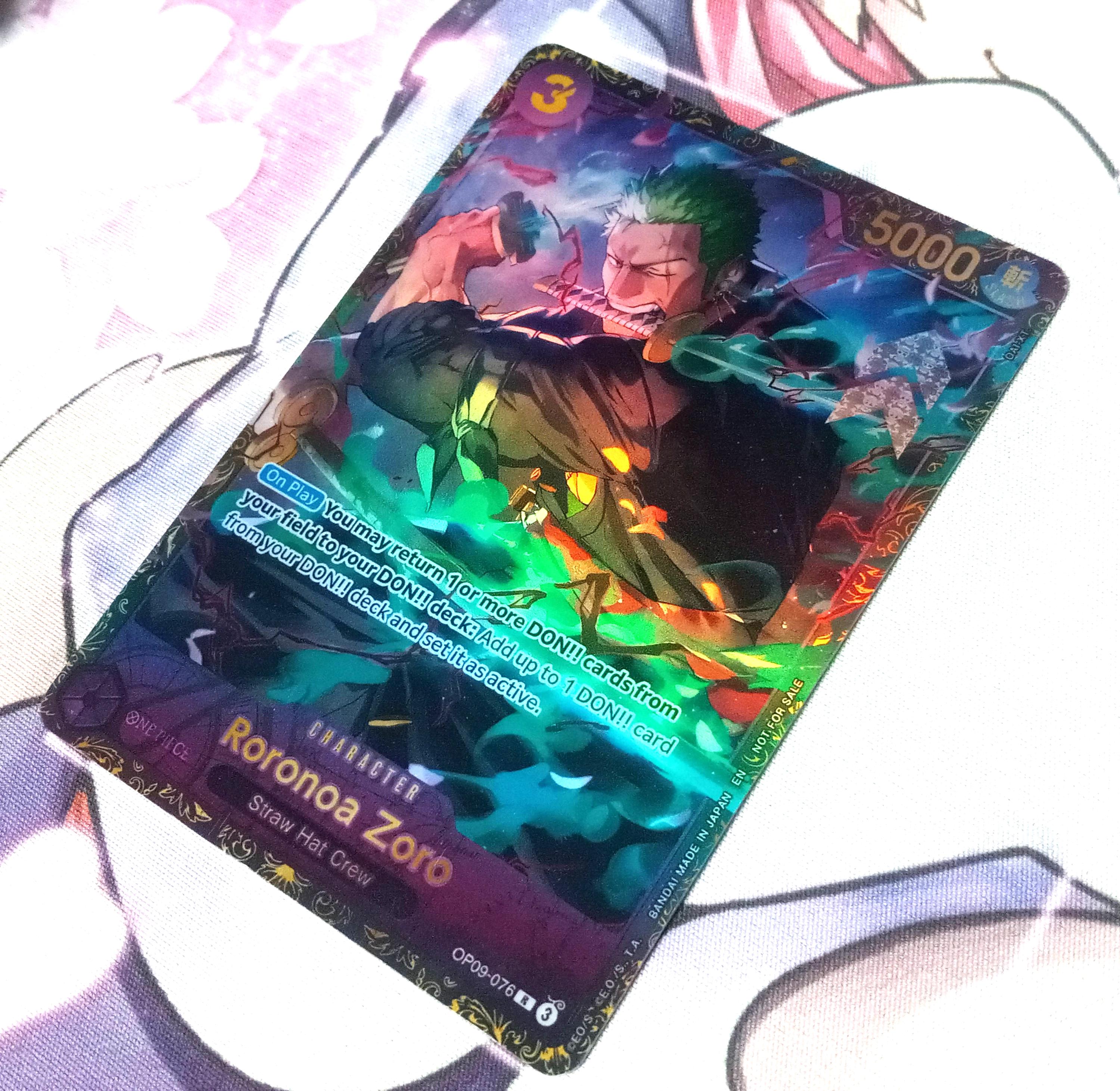 Roronoa Zoro OP09-076 Championship Art Proxy One Piece - Etsy