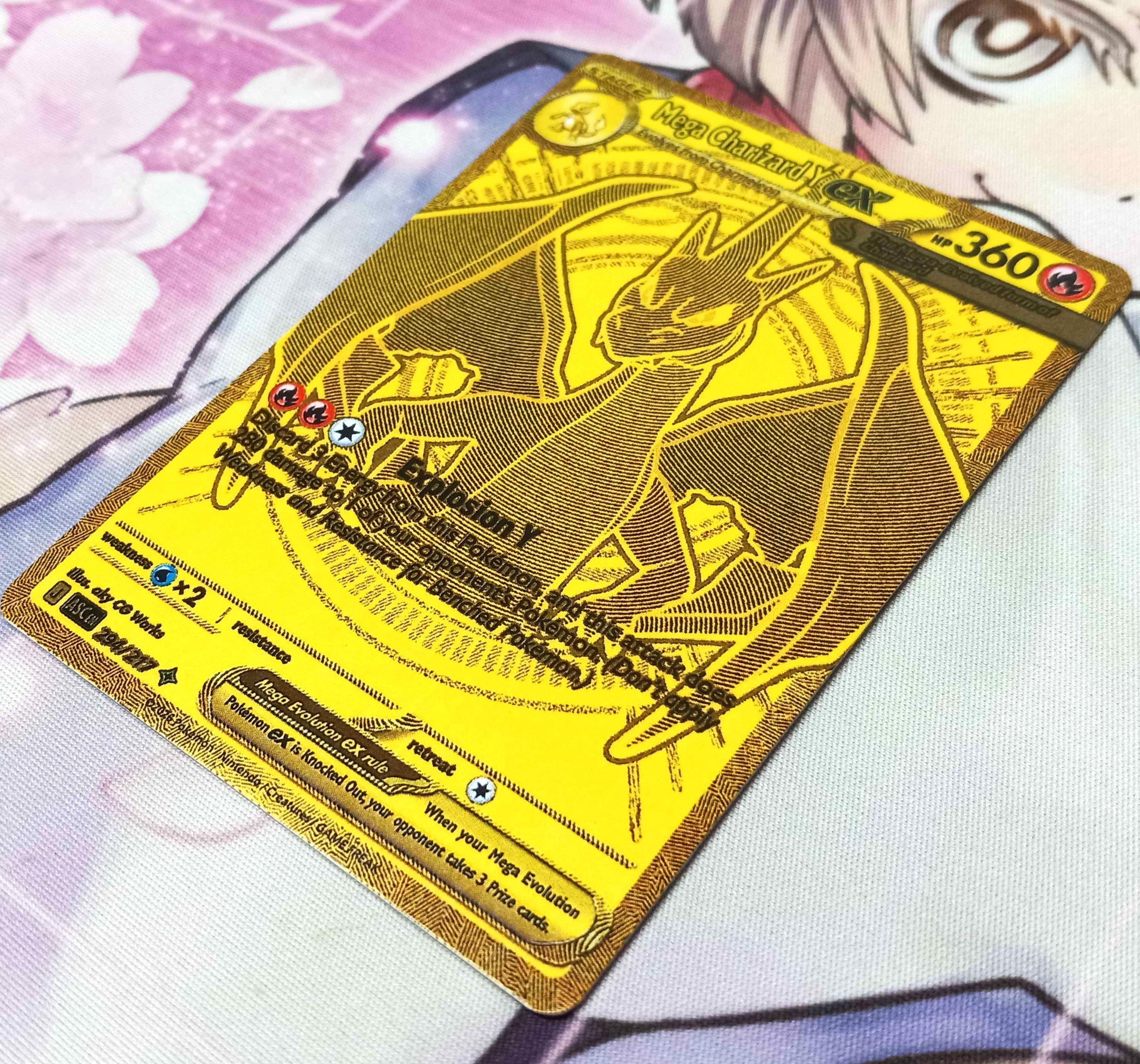 Mega Charizard Y Ex 294/217 Mega Hyper Rare Pokemon TCG Ascended