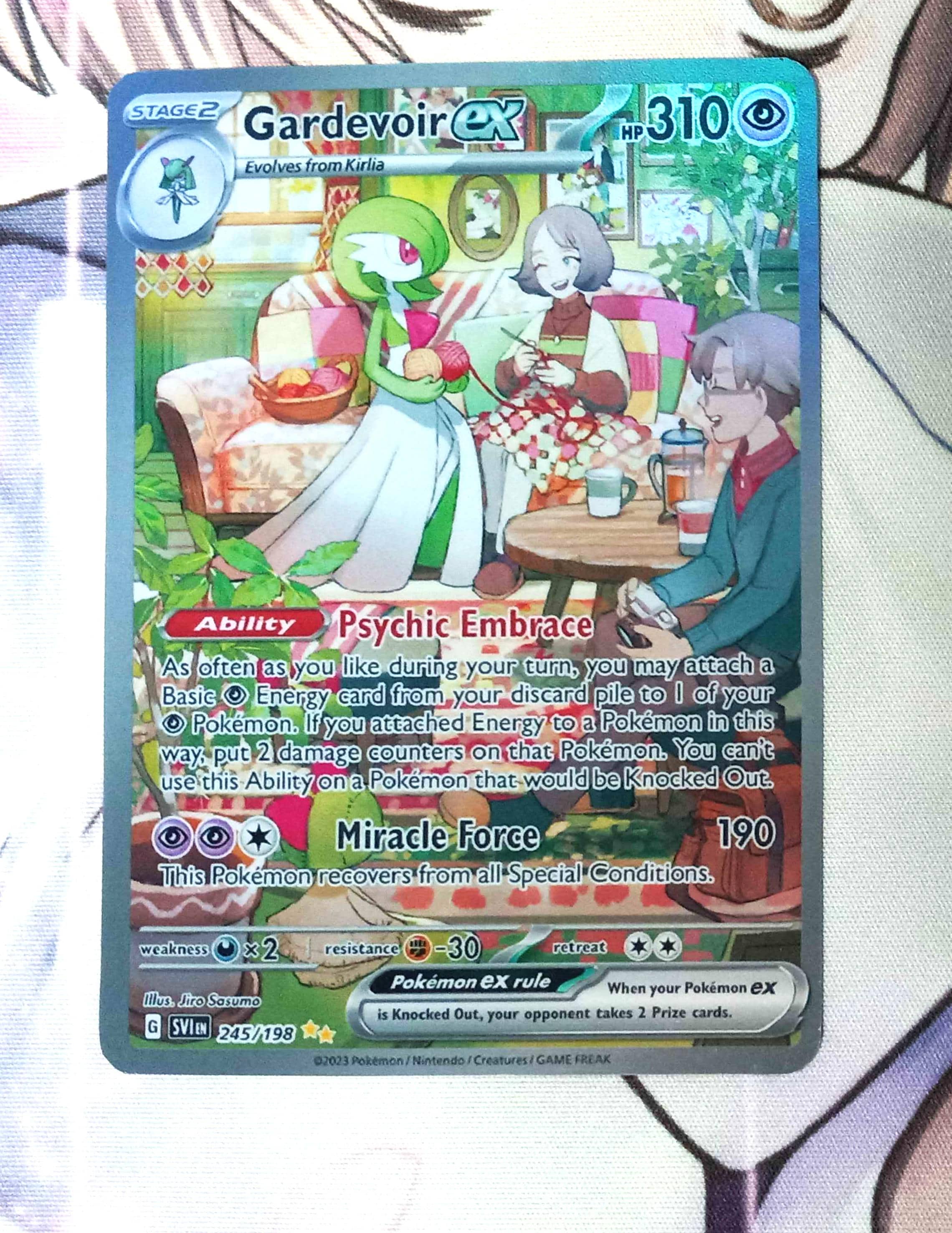 245 198 pokemon card Amazon.com: Pokemon - Gardevoir ex 245/198 - Scarlet & Violet - Special  Illustrator Rare main image 1