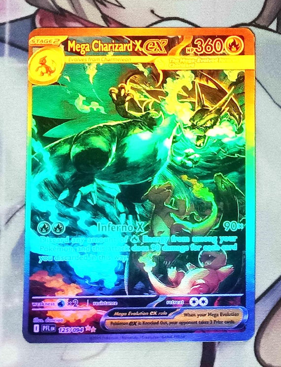 Buy Mega Charizard X Ex 125/094 130/094 SIR ME02: Phantasmal