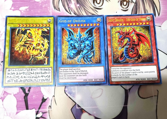 25th Anniversary God Obelisk Slifer Ra Stainless Steel Yugioh