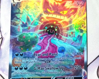 Gengar VMAX Alt Art 271/264 Fusion Strike Pokemon TCG