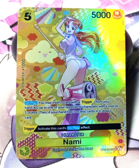 Nami OP08-106 SP Proxy One Piece Card Game - Etsy