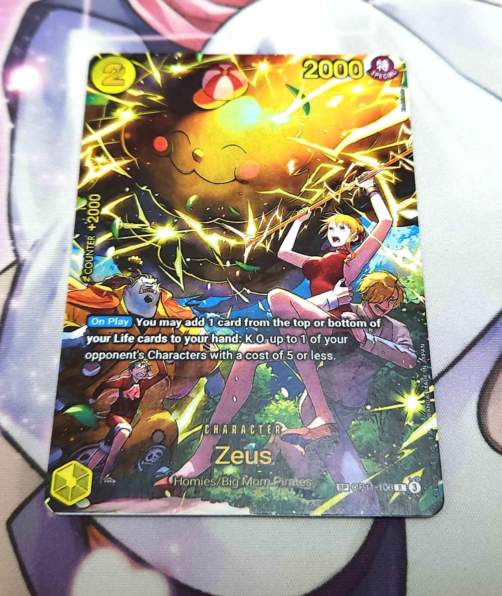Proxy Nami Zeus OP11-106 Alt Art SP One Piece Card Game - Etsy