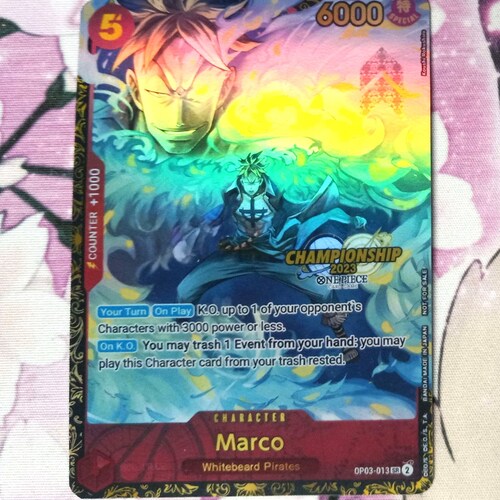 Proxy Marco Championship 2023 OP03-013 Alt Art One Piece - Etsy
