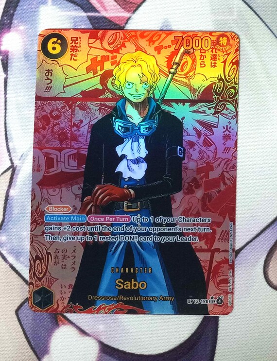 Sabo OP13-120 Red Super Alt Manga Rare Proxy One Piece - Etsy