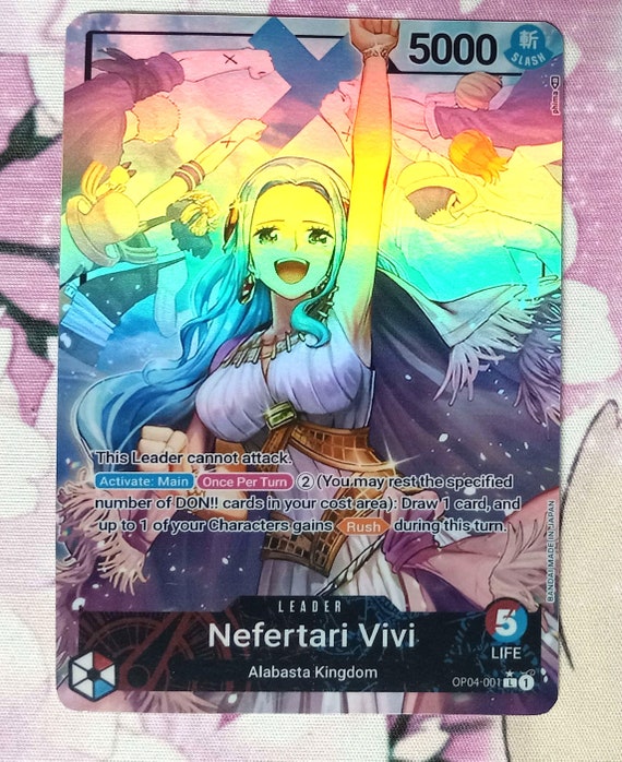 Proxy Nefeltari Vivi OP04-001 Alt Art One Piece - Etsy