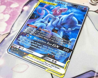 Mewtwo & Mew GX - SM191 Promos (SMP) Tag Team Proxy Pokemon TCG - Etsy