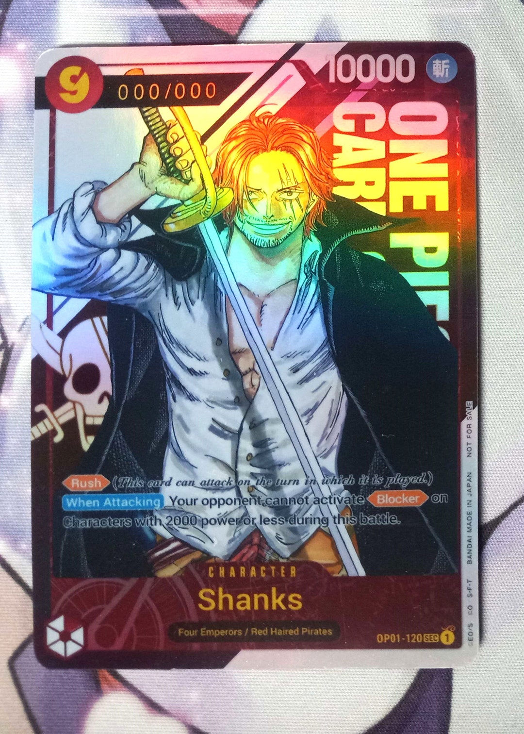 Proxy Shanks OP01-120 OP-PR Serial Number One Piece - Etsy