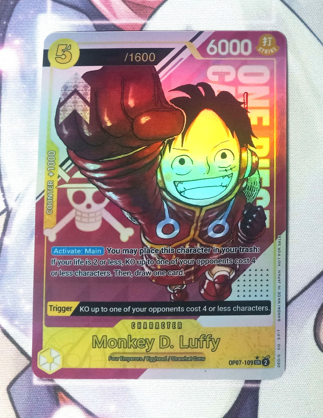 Proxy Monkey D Luffy OP07-109 Serial Number Promo One Piece