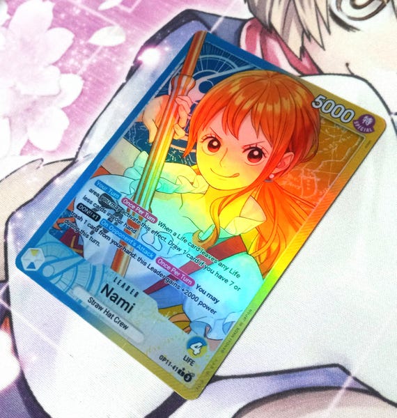 Nami OP11-041 Alt Art Leader Proxy One Piece - Etsy