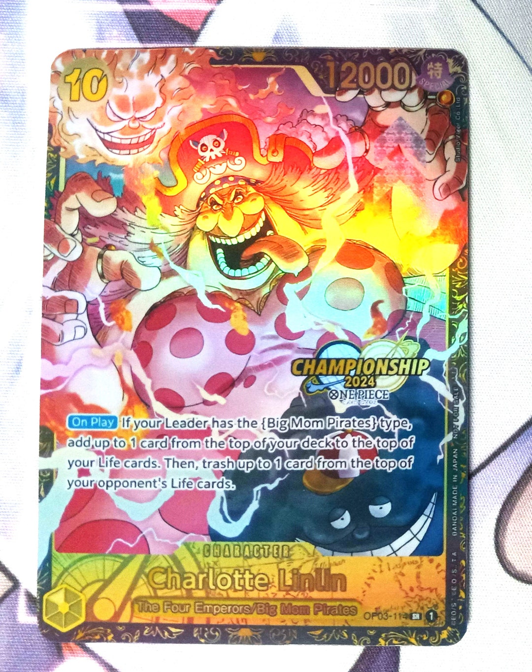 Proxy Charlotte Linlin OP03-114 Championship Promo One Piece