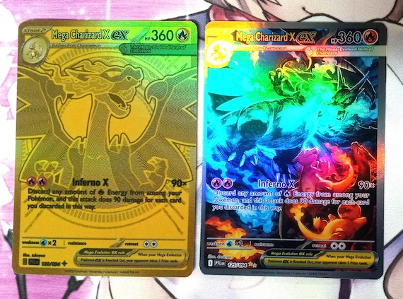 Mega Charizard X Ex 125/094 130/094 SIR ME02: Phantasmal Flames