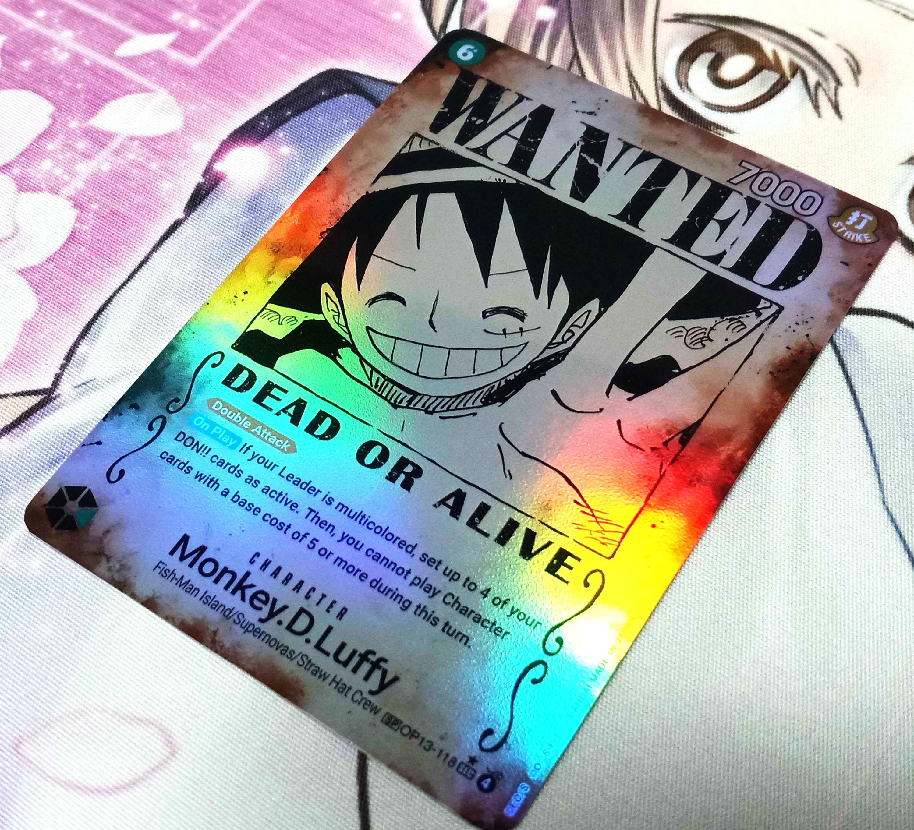 Monkey D Luffy OP13-118 SP Alt Art Proxy/orica One Piece - Etsy