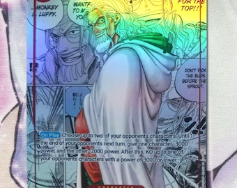 Proxy Silvers Rayleigh OP08-118 Manga Rare One Piece