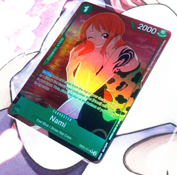 Nami EB02-017 Alt Art Proxy One Piece - Etsy