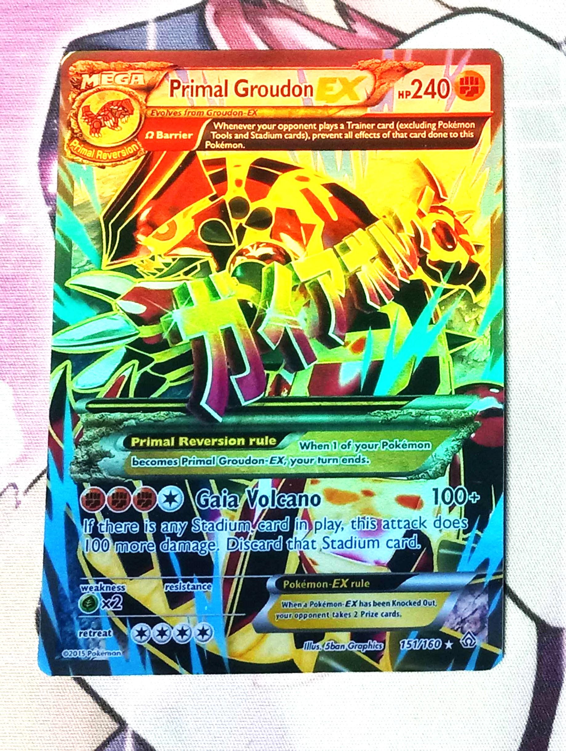 Primal Groudon Kyogre M Rayquaza EX Crown Zenith Pokemon TCG - Etsy