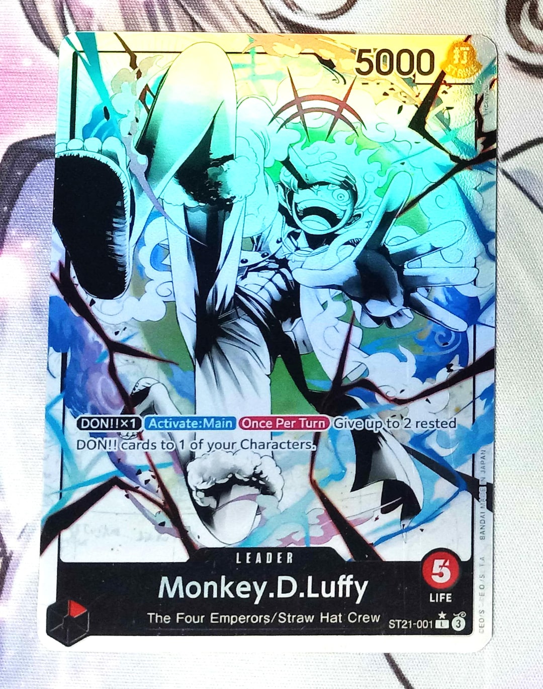 Monkey D Luffy ST12-001 Proxy One Piece Card Game - Etsy