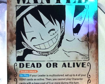 Monkey D Luffy OP13-118 SP Alt Art Proxy/orica One Piece - Etsy