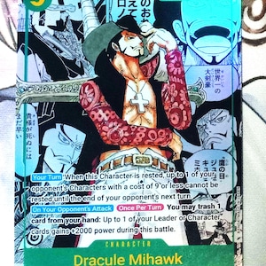 Dracule Mihawk OP14-119 Manga Rare Proxy/Orica One Piece Card Game