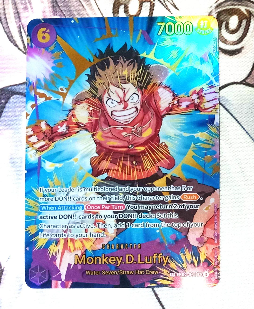 Monkey D Luffy EB02-061 PRB02 Alt Art Promo Proxy/orica One Piece