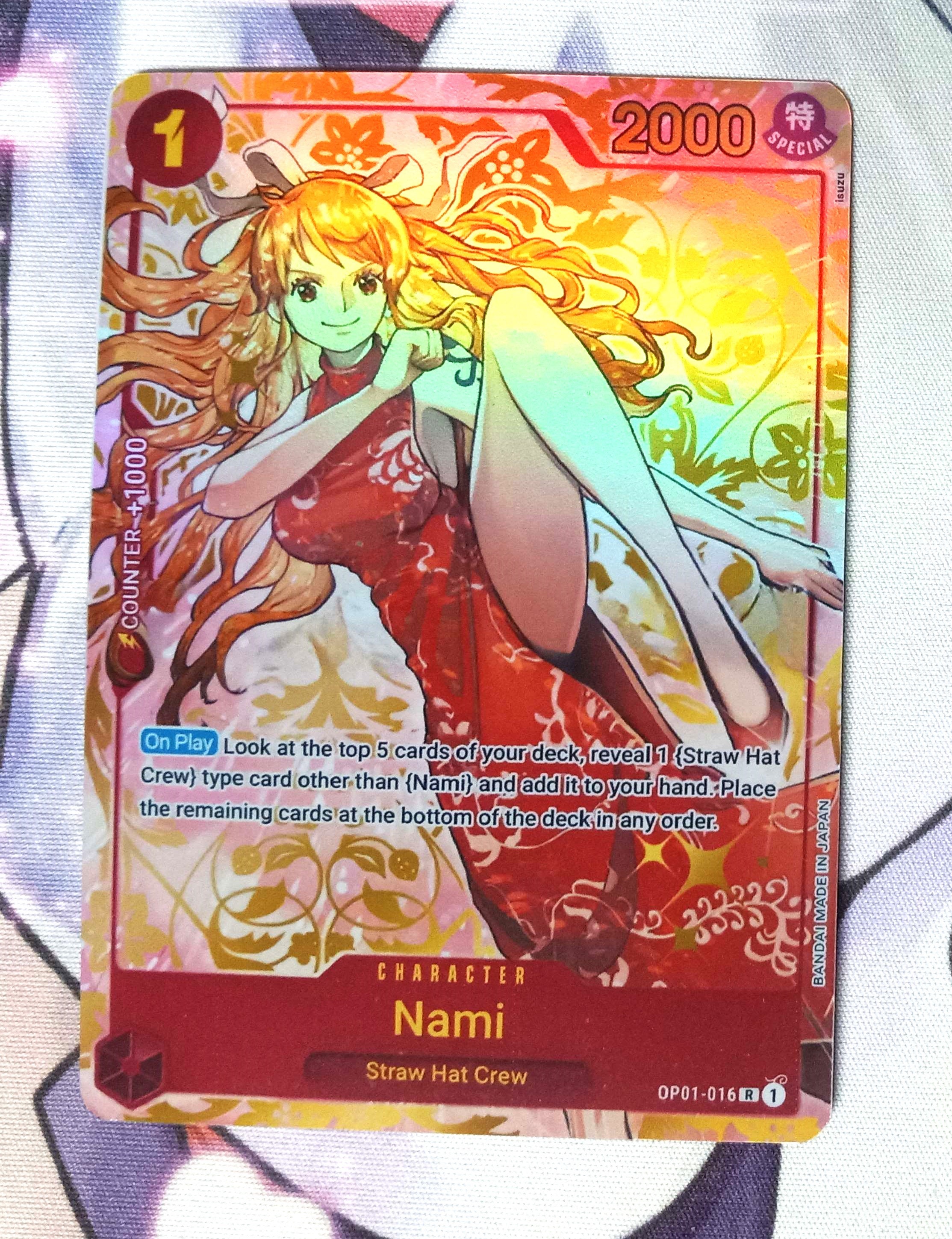 Proxy Nami OP01-016 Alt Art Chinese Promo One Piece - Etsy