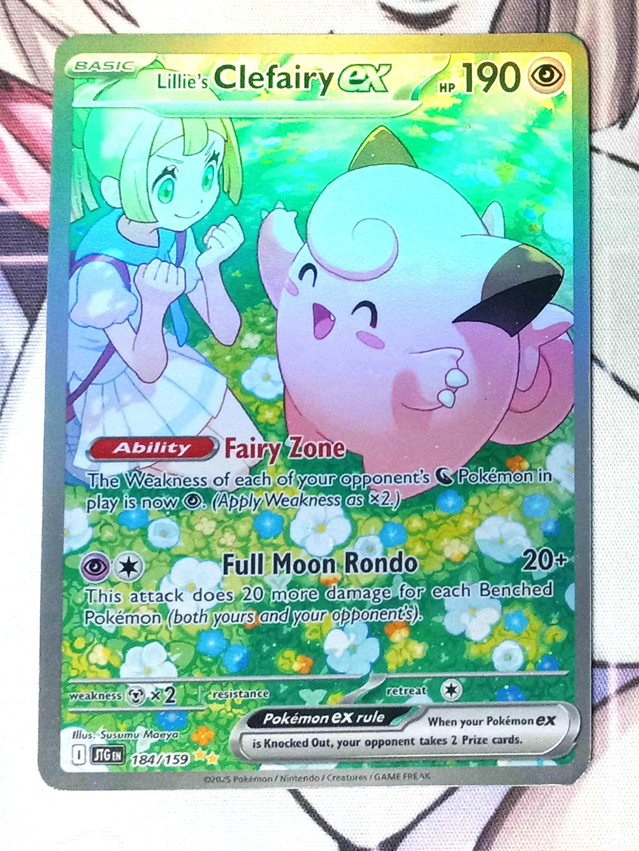 Lillie's Clefairy Ex - 184/159 - SV09: Journey Together (JTG