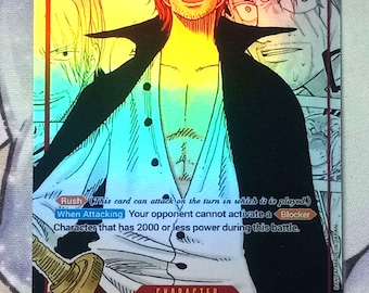 One Piece Proxy Card Holo - Shanks OP01-120 Pack Shjanks Promotion