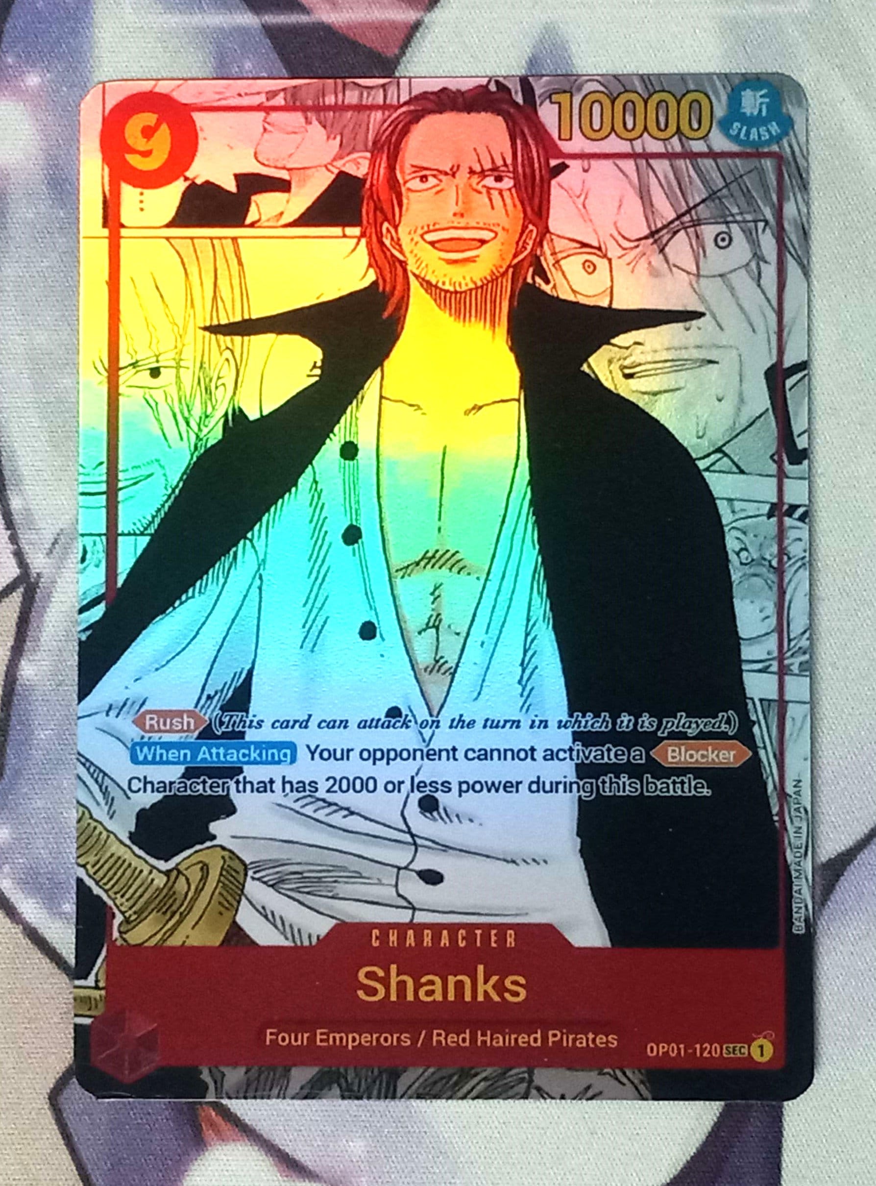 ONE PIECE シャンクス MANGA ALT. ART #120 英語版 ONE PIECE