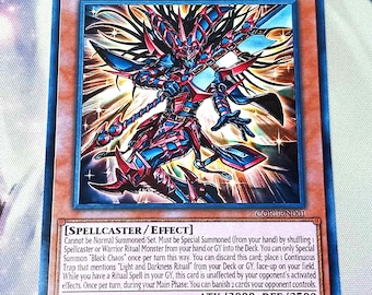 Juego de cartas Yu-Gi-Oh! Black Chaos CORI-EN001 Proxy