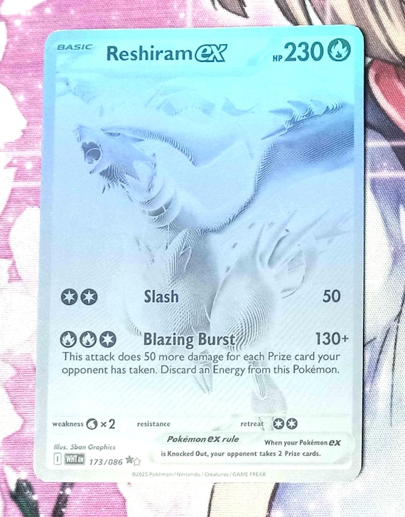 Zekrom Ex 172/086 Reshiram Ex 173/086 - SV: Black Bolt (BLK) White