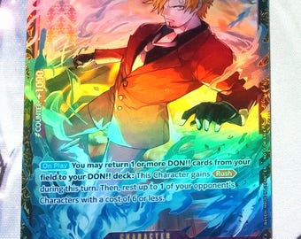 ザンジページ Sanji Championship OP09-065 Alt Art Proxy One Piece - Etsy