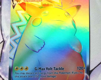 Pikachu VMAX Secret Art 188/185 Vivid Voltage Proxy Pokemon
