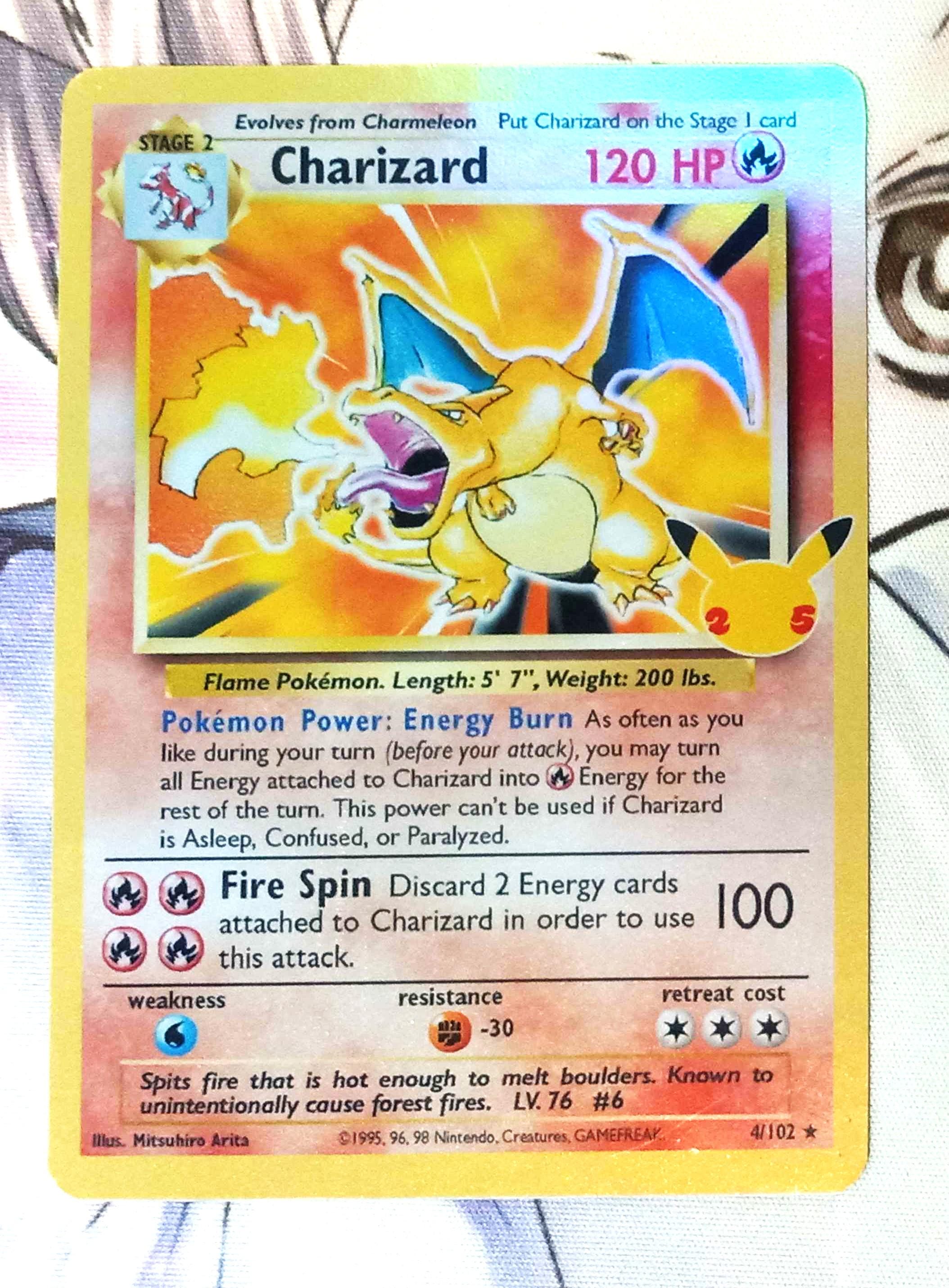 Charizard 4/102 - Etsy