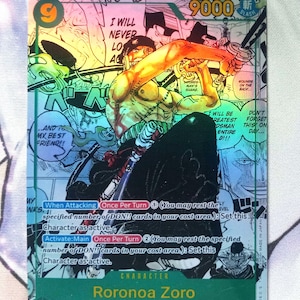 One Piece Proxy Card Holo - Roronoa Zoro OP06-118 Character