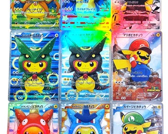 Conjunto de cosplay de poncho de Pikachu (proxy Pokémon)