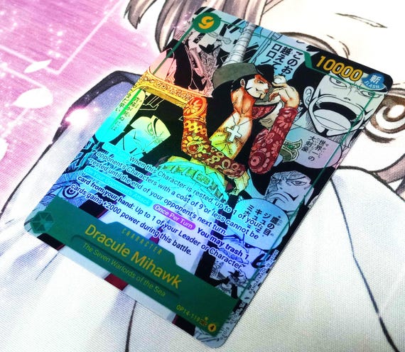 Dracule Mihawk OP14-119 Manga Rare Proxy/orica One Piece Card Game