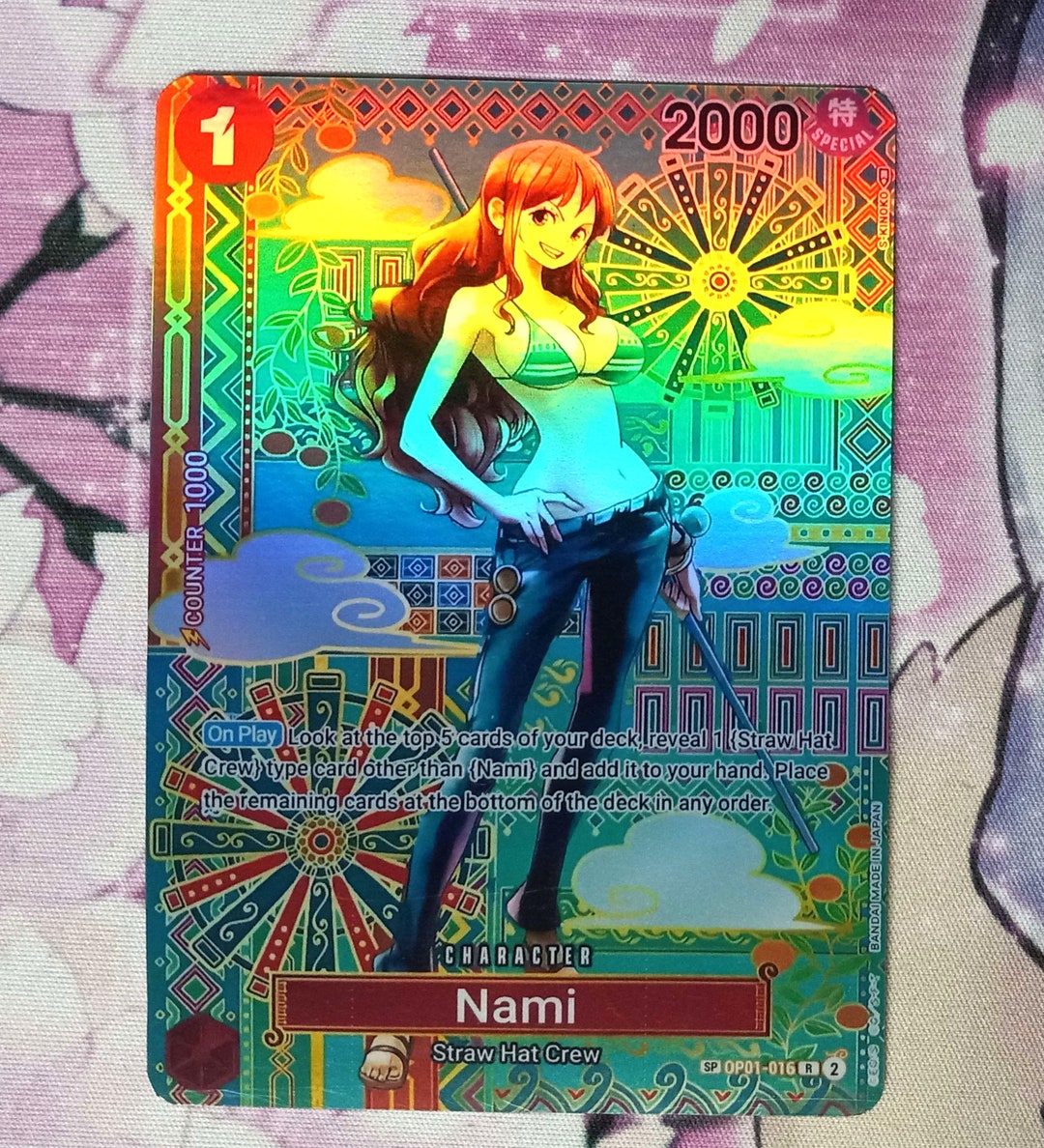 【nami】 Nami (Parallel) OP01-016 R 25th Edition - ONE PIECE Card Game