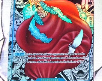 One Piece Proxy Card Holo - Crocodile OP09-046 Character - Etsy