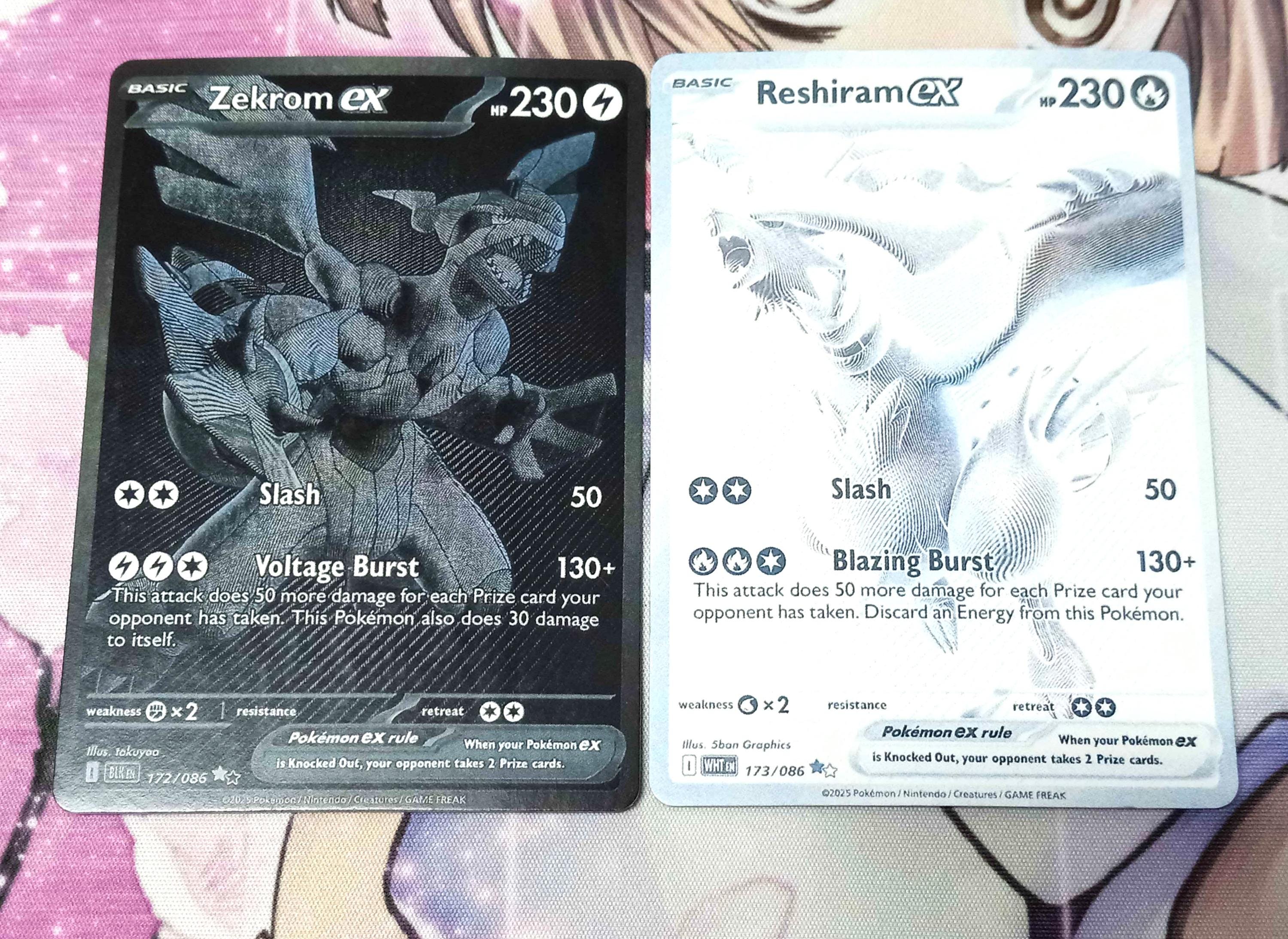 Reshiram EX Zekrom EX 2枚 Reshiram EX Zekrom EX 2枚 Reshiram and