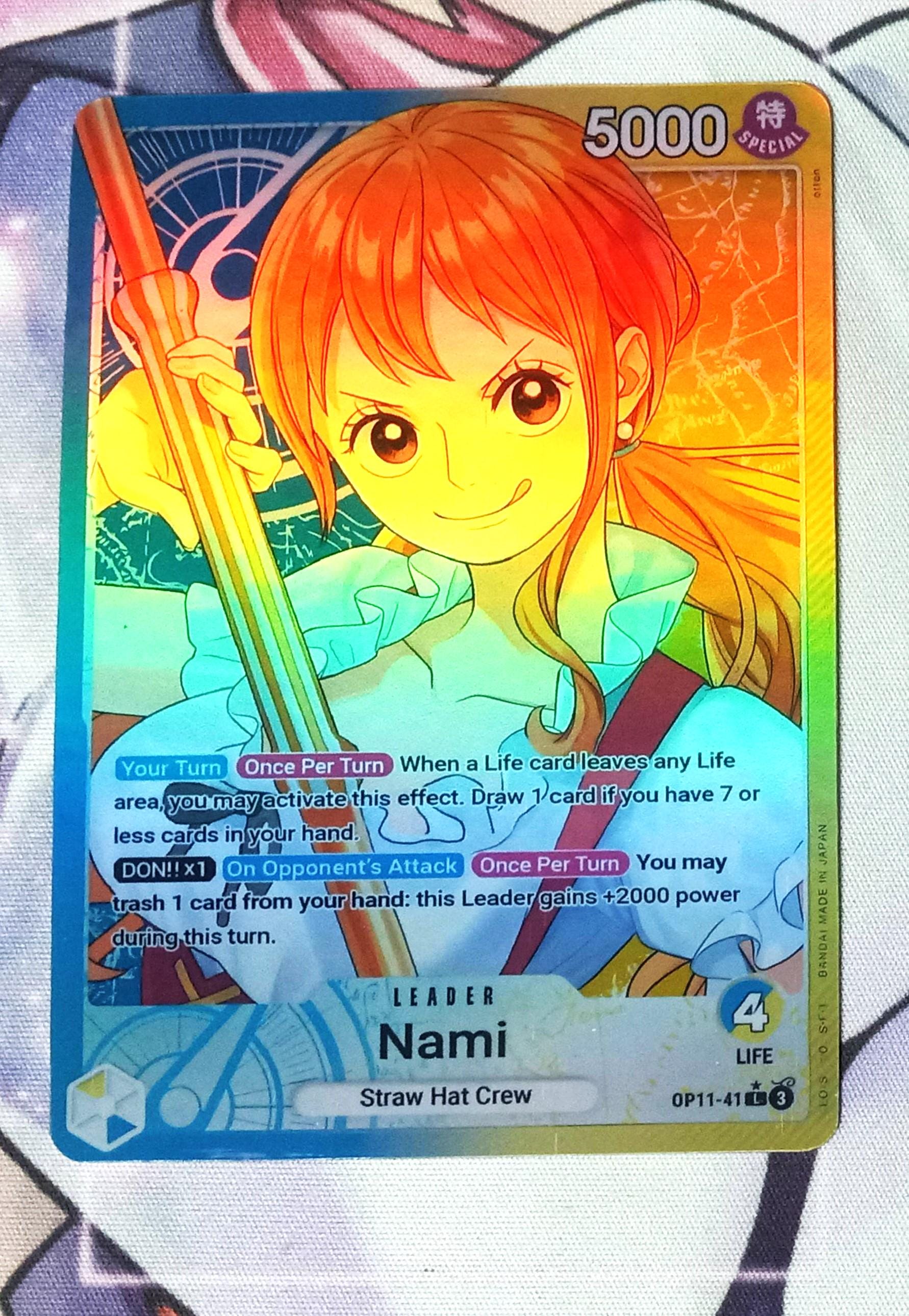 Nami OP11-041 Alt Art Leader Proxy One Piece - Etsy