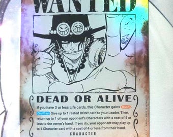 One Piece Proxy Card Holo - Portgas.d.ace EB02-028 Special Art