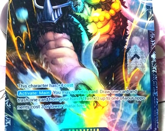 One Piece Proxy Card Holo - Kaido Jack Queen - OP08 Character - Etsy