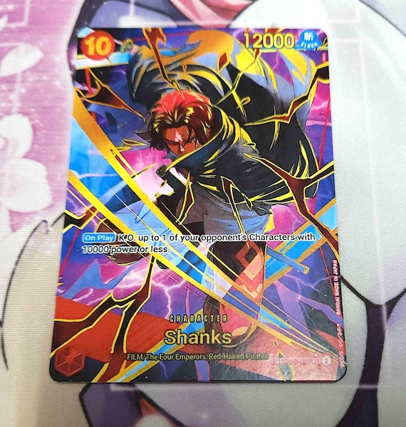 Proxy Shanks OP06-007 SP Alt Art One Piece Card Game - Etsy