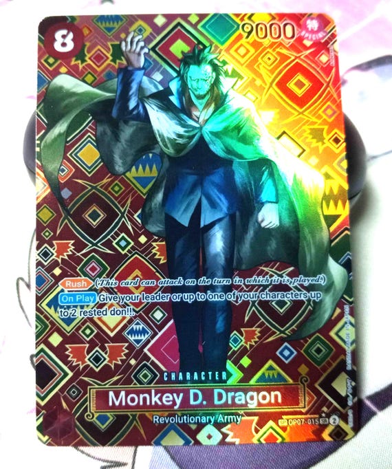 Monkey D Dragon OP07-015 SP Proxy One Piece Card Game