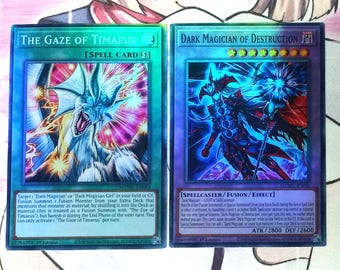 Mago Oscuro de la Destrucción La Mirada de Timaeus MZMU YuGiOh Proxy