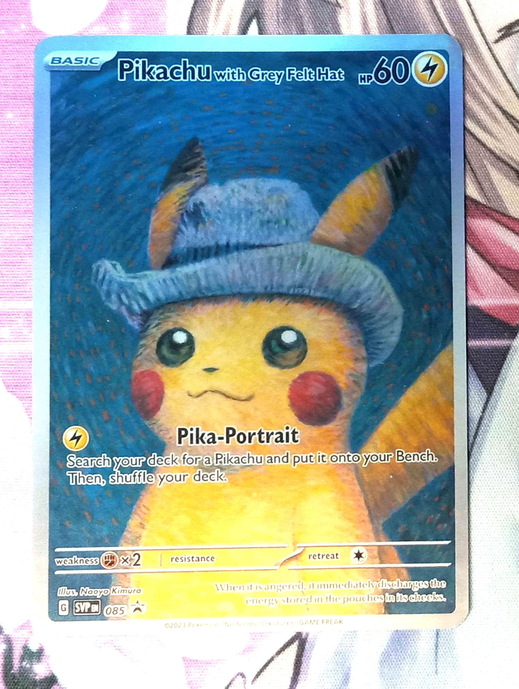 Pikachu With Grey Felt Hat 085 - SV: Scarlet & Violet Promo Cards
